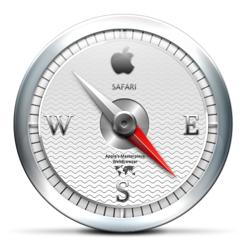 Safari White Icon 512x512 png
